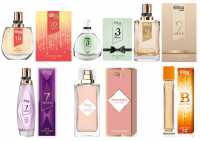 Trend Düfte: Set X 6 Parfüm für Damen 15 ML jedes einzeln in Box + Geschenk Tasche gratis