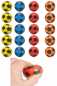 Preview: Fußball 20 Stück / weich / Antistress / Softball Mix Farben Ø 4 cm Ball