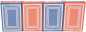 Preview: 4 x 54 Spielkarten Set (2X Rot & 2X Blau) Bridge Canasta Kartenspiel Poker Skat