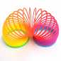 Preview: 30x Regenbogenspirale bunte Springfeder Slinky Ø 4,5 x 5,0 cm