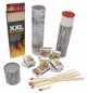 Preview: Mega Streichhölzer Set 590 Stück (2 x 75er XXL Kaminstreichhölzer, 20cm + 40 XL Matches + 10 Schachteln Nostalgie Hölzer)