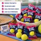 Preview: Tennisball KAUGUMMI 10er Pack Tennis Bälle mit Fruchtfüllung