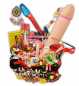 Preview: jameitop® Bauchladeninhalt XXL SET 170 Teile Verkaufsartikel + Bauchladen (verstellbar) JGA hardcore Edition Junggesellenabschied Inhalt