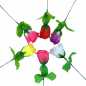 Preview: 288x Rosenknospen Rosen Kunstrose Kunstblume sortiert kurzstielig 16 cm