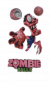 Preview: Zombie Ball KAUGUMMI 10er Pack Gehirn Bälle mit saurer flüssiger Füllung