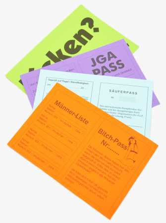 Bauchladen Starter SET 80 Teile JGA Edition Junggesellenabschied Inhalt