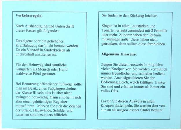 8 X Scherzausweis Ehe Pass Kuss Fußgängerschein Säuferpass Party Gag
