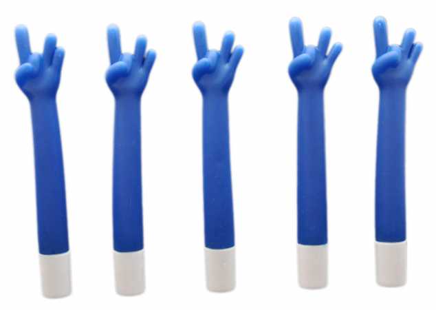 Kugelschreiber HÄNDE 10er Pack OK-Zeichen Kulis cooles Büro Set