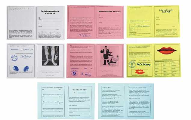 8 X Scherzausweis Ehe Pass Kuss Fußgängerschein Säuferpass Party Gag