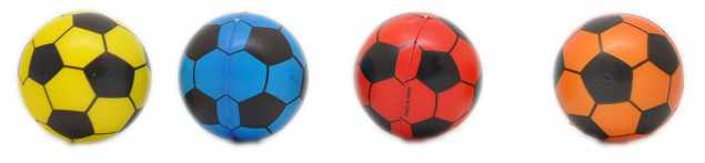 Fußball 20 Stück / weich / Antistress / Softball Mix Farben Ø 4 cm Ball