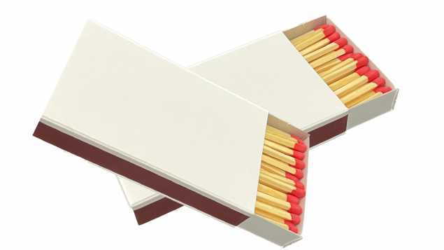 2 Schachteln Riesen Zündhölzer OHNE Druck White Label ideal für Kamin Sicherheitszündhölzer 90 Streichhölzer, 95m