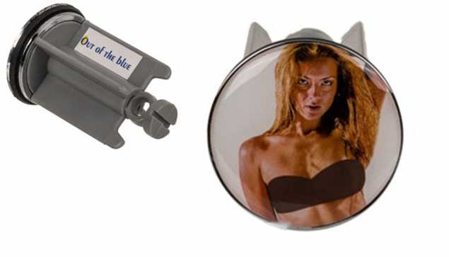 Waschbeckenstöpsel Sexy Stripper Girl - Ab 30 Grad ziehen sie blank JGA