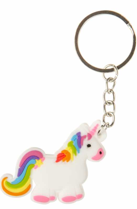 3 Einhorn Schlüsselanhänger aus weichem Kunststoff Mitbringsel Anhänger Party Mitgebsel