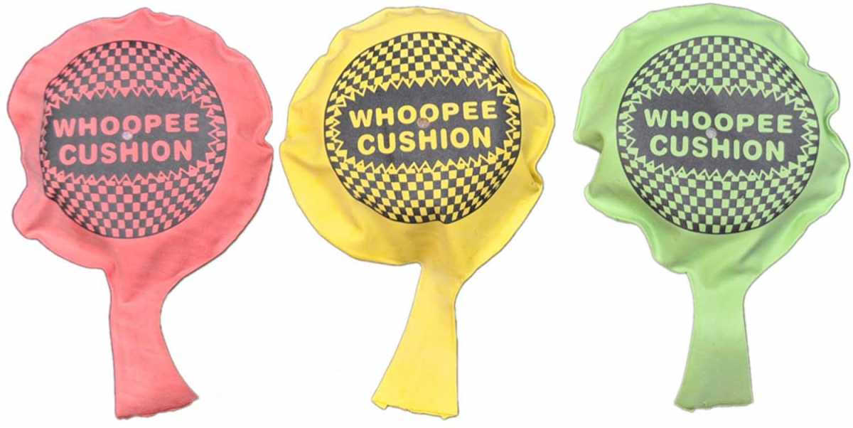 12 X FURZKISSEN Mini furzt laut Pupskissen selbstaufblasend Pupskissen Gag Set