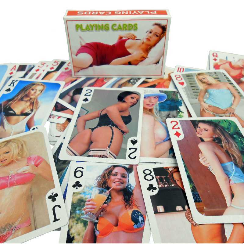 Pokerkarten Kartenspiel mit erotischen Bildern: Junge Frauen in Sexy Unterwäsche Playing cards No. 9010