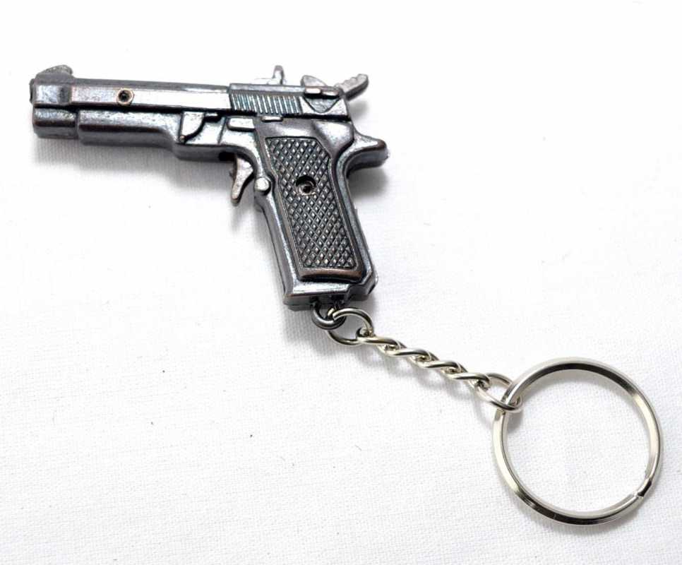 12 X WAFFE funktionsfähig Schlüsselanhänger Metall Anhänger Revolver Wehrmacht Pistole Gewehr