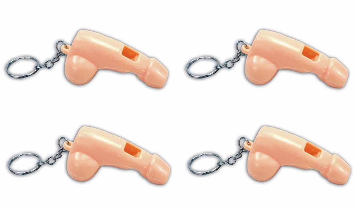 12 X Penis Flöte Schlüsselanhänger Anhänger Schwanz Pimmel Pfeife