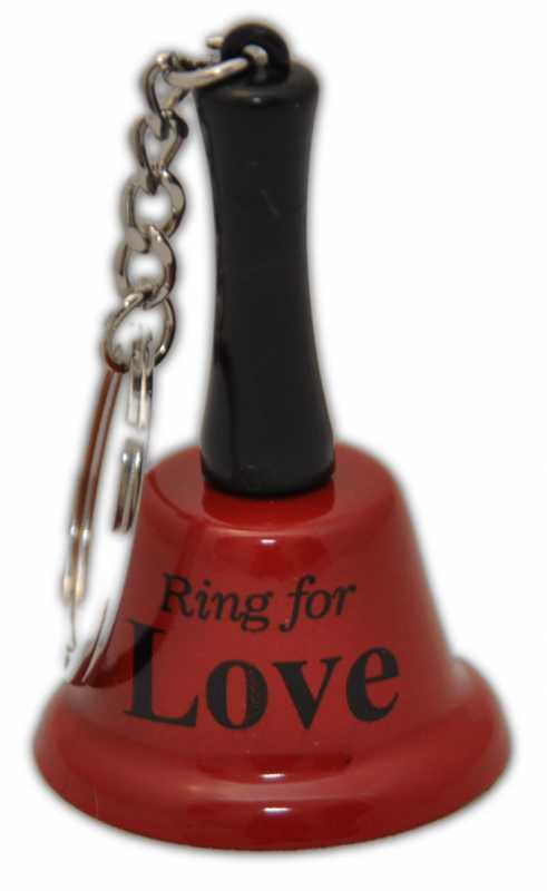 Klingel / Schlüsselanhänger / Glocke / Sexklingel "Ring for Love"
