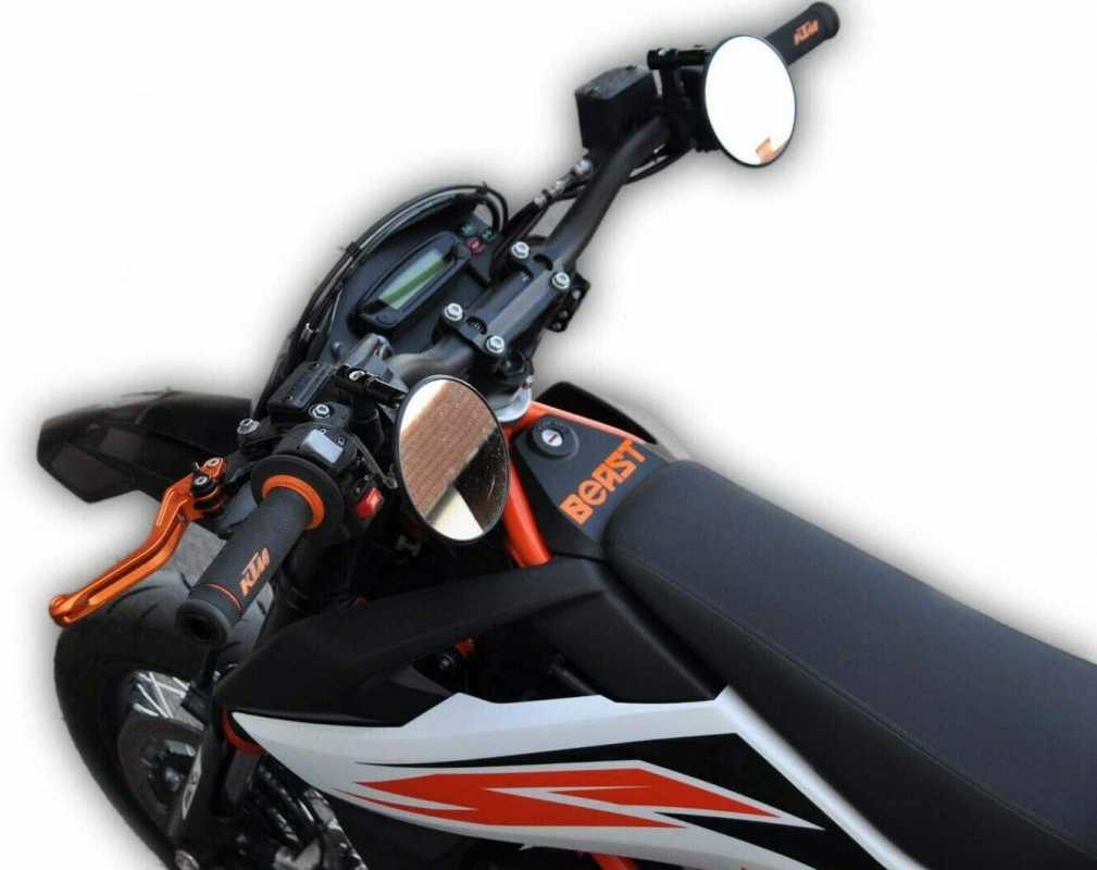Beast Sticker Supermoto 9X2CM Aufkleber orange für Tank/Schutzblech/Kotflügel/Motorrad/Motorhaube