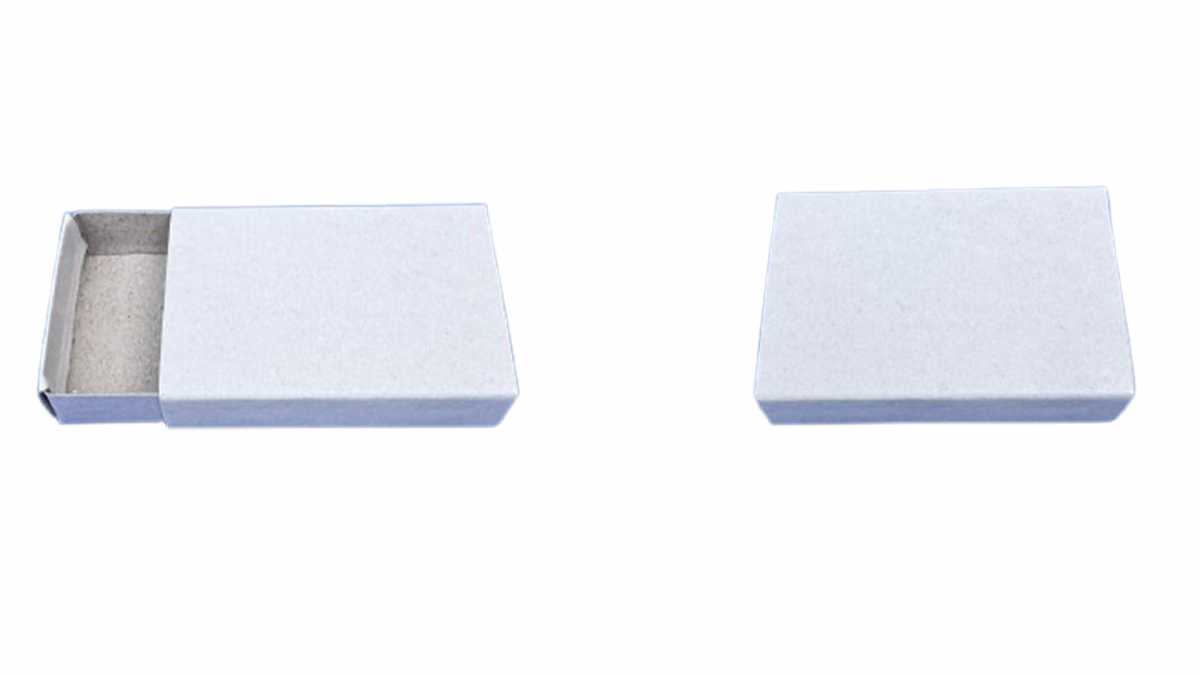 100 leere Streichholzschachteln Weiß Seidenmatt 53x37x11 mm | Perfekt zum Basteln, Bekleben & Beschriften | Ohne Reibefläche | Ideal für Hochzeit, Geburtstag, Adventskalender, DIY, Deko & Geschenke