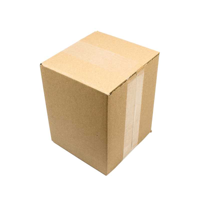 5x Versandkarton Faltkarton 190x150x140mm (einwellig) braun + gratis Füllmaterial S/XS