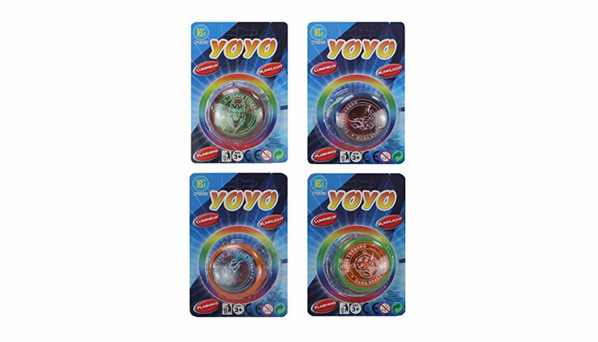 2 X JoJo mit Licht Spiel leuchtend YoYo Leuchtfunktion Leerlauf Starter