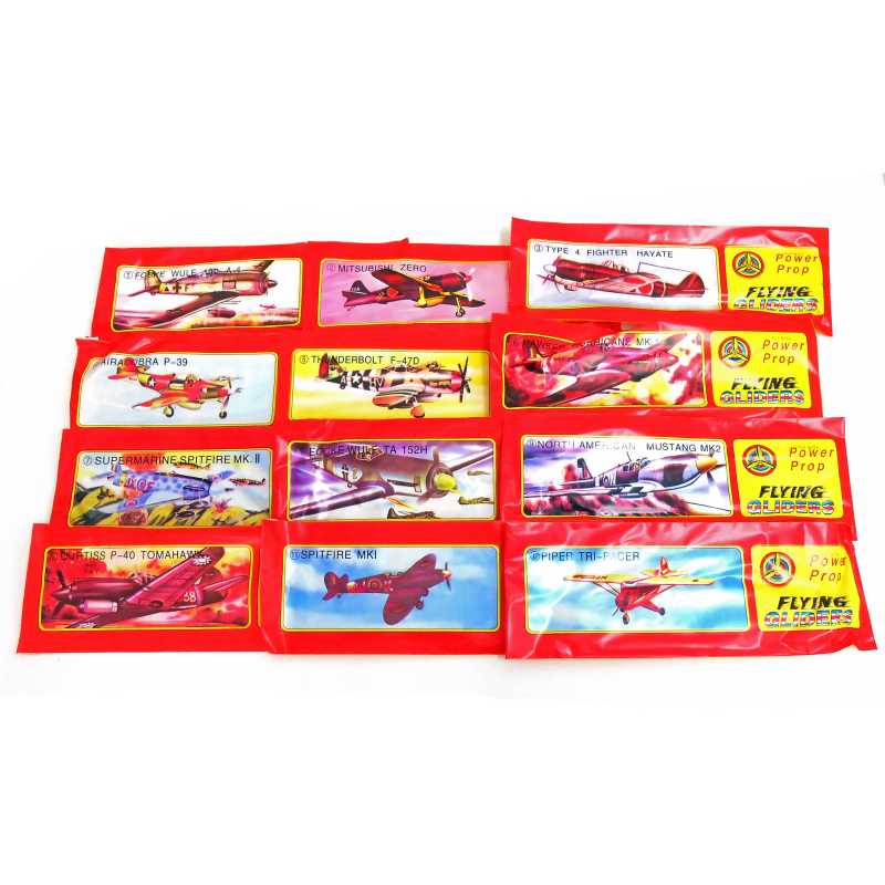 36x Styroporflieger Styroporflugzeuge - Der uralte Klassiker - alle Modelle enthalten!