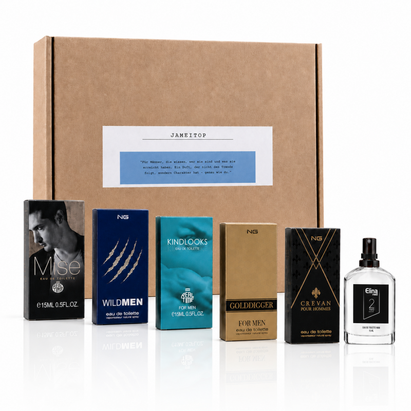 Trend Düfte: Set X 6 (sechs) Parfüm für Herren 15 ML jedes einzeln in Box Zerstäuber Spray - Kopie