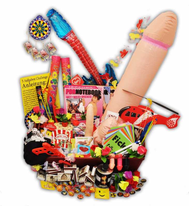 jameitop® Bauchladeninhalt XXL SET 170 Teile Verkaufsartikel + Bauchladen (verstellbar) JGA hardcore Edition Junggesellenabschied Inhalt
