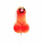Sexy Dauerlutscher mind. 70 Gramm Penis mit Zunge