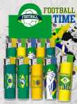 10x Elektronik-Feuerzeug Brasilien "BRAZIL" Fußball WM 2014 Deutschland Weltmeister