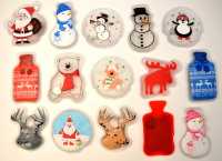 jameitop® 5er Set Taschenwärmer Handwärmer Christmas Wärmflasche