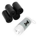Gassifreund - Taschenlampe mit Kotbeutelhort inkl. 125 Hundekotbeutel (5 Rollen)