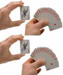 4 Stück Mini Kartenspiel 54 Blatt Spielkarten für die Reise
