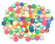 600 FLUMMIS gemixte Bunte Farben (Frost / Verlauf / Neon) 2 cm Spring Ball