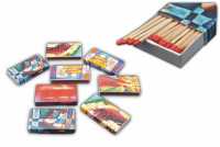 XL Streichholzschachteln Kunst Motive: 8 x 50er Packungen / 10cm Kunstdruck modern Streichhölzer Zündhölzer